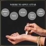 Dukhni Luxury Attar Set Apply On Wrist Neck Inner Elbow Collar Bone For Long Lasting Fragrance UK