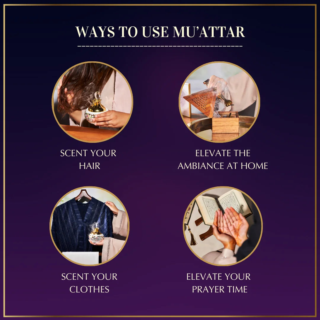 Ways to use bakhoor for prayer