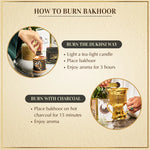 Easy To Burn Premium Ma'amoul Bakhoor On Dukhni Smokeless Burner Non Toxic Smoke Free Or Charcoal UK
