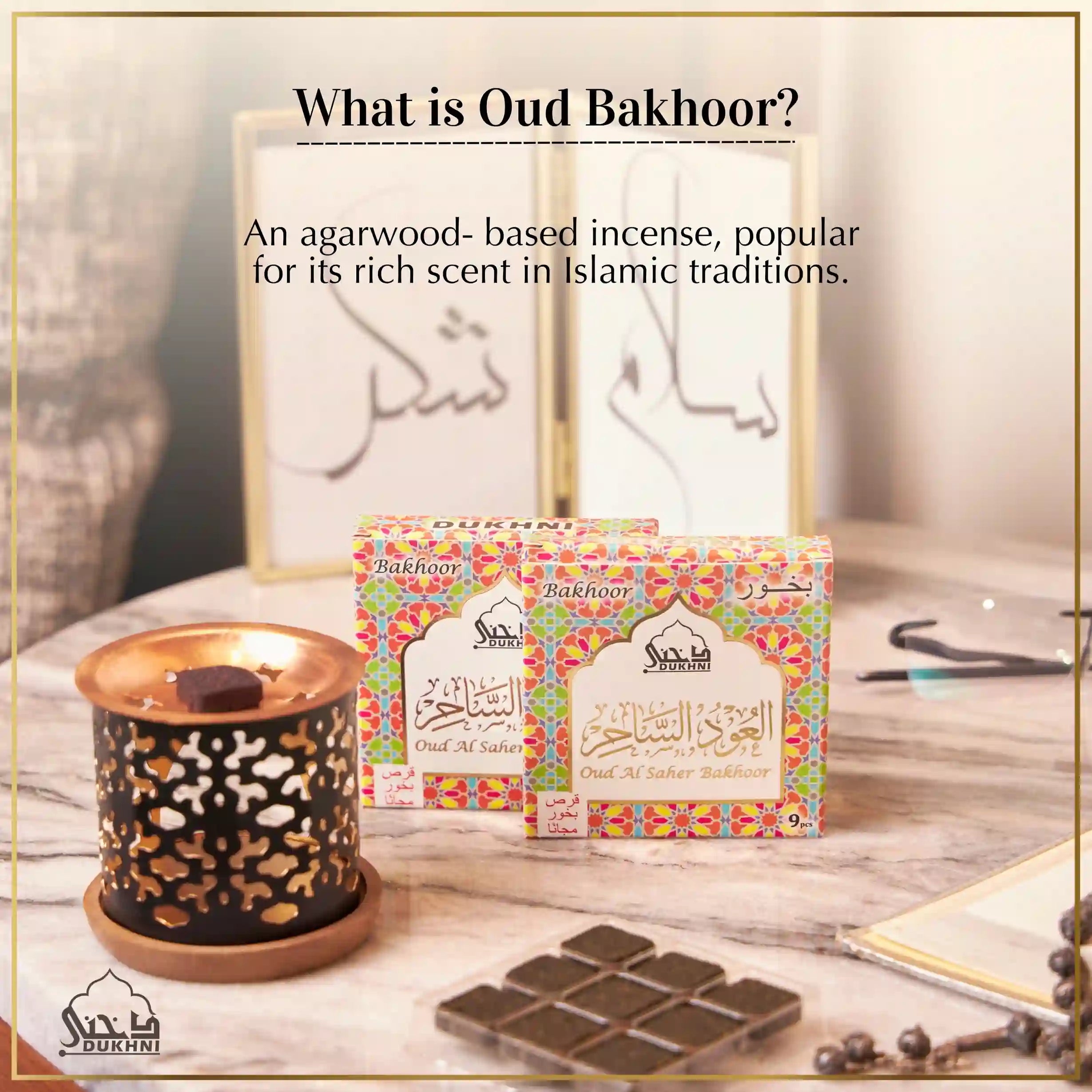 Easy to use bakhoor for home from Arabia