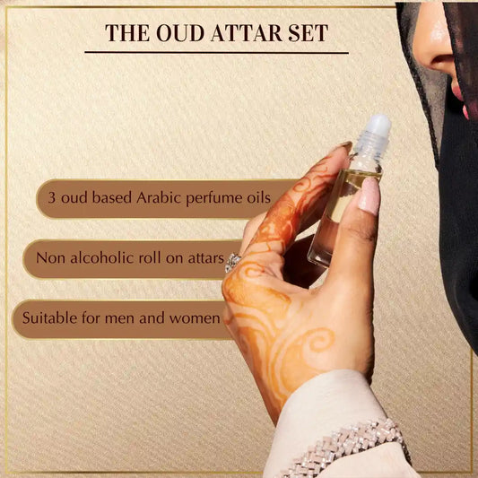 Oud Attar Oil Set