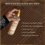 Oud Ibtisam Spray Perfect For Use On Prayer Mat Living Room Bathroom Car Study Room Kitchen Upholstery UK