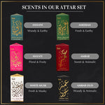 Scent Description Fresh Earthy Woody Scents In Dukhni Luxury Attar Set Perfect Gift For Eid UK