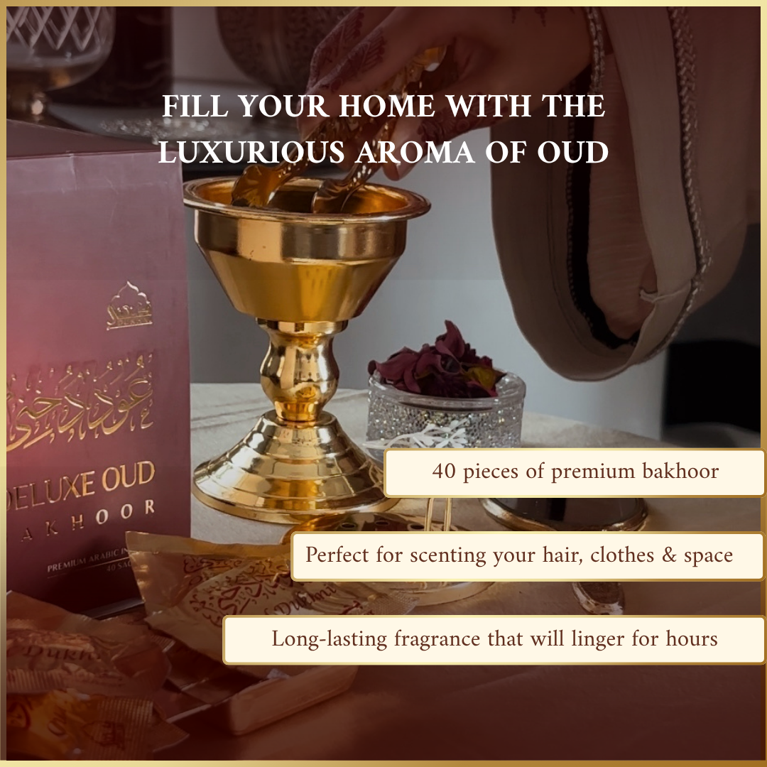 Oud Dukhni Deluxe Bakhoor | Pure Arabic Incense | Rich Oudh