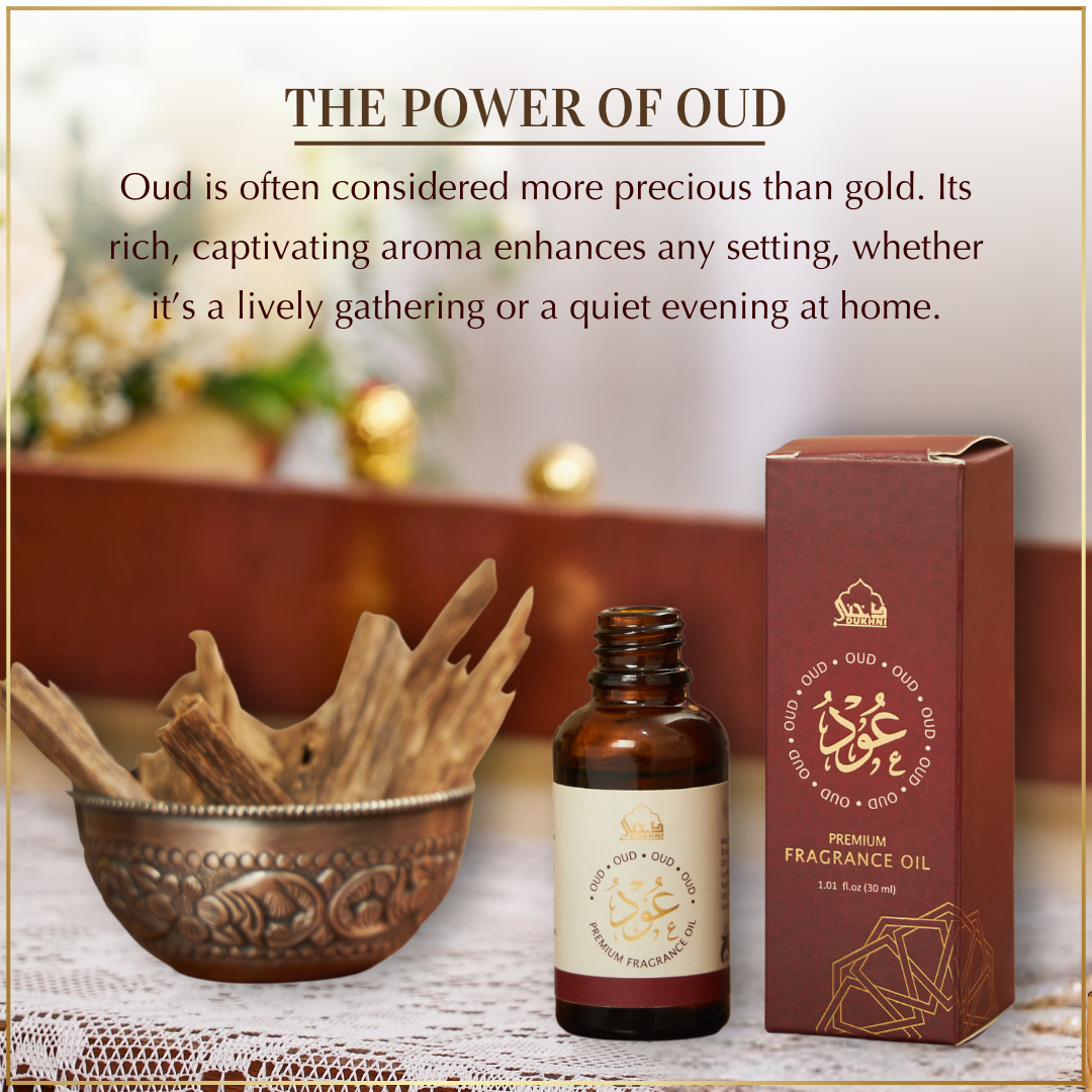 Premium Oud Fragrance Oil | Arabic Oudh oil for your space