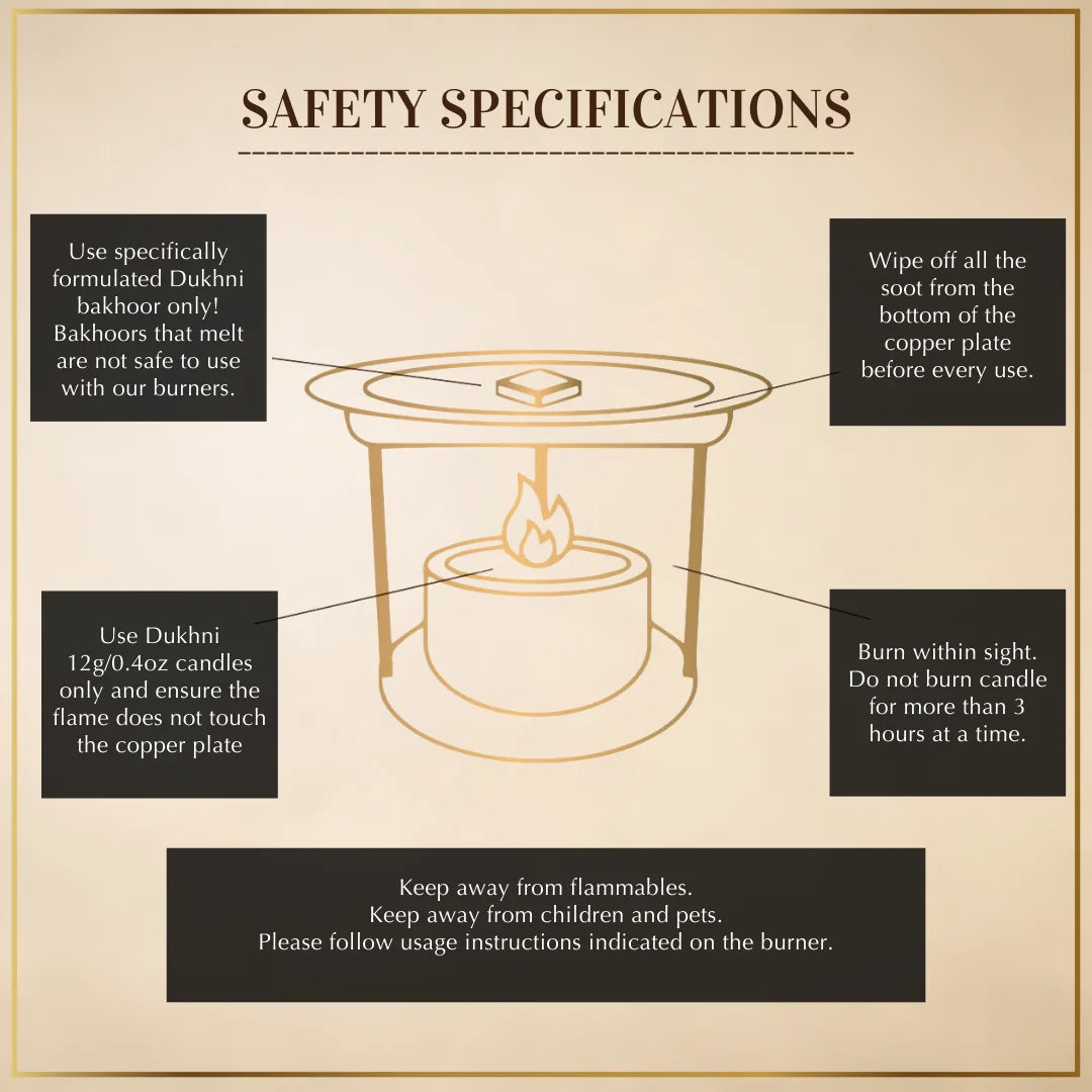 6 Safety Specifications While Using Dukhni Smokeless Burner Safe For Pets Kids UK