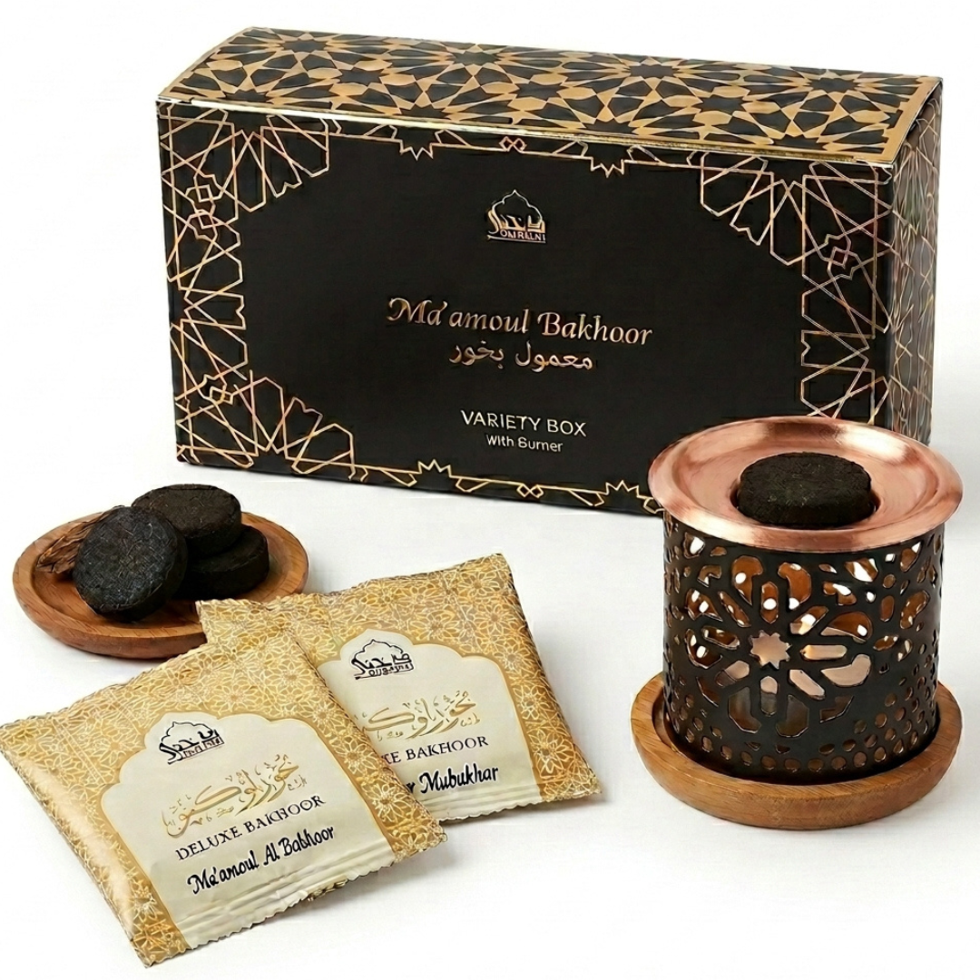Ma'amoul Bakhoor Variety Box + Exotic Burner | Starter Kit