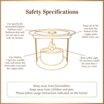 Safe to use bakhoor for home and gifting with smokeless burner