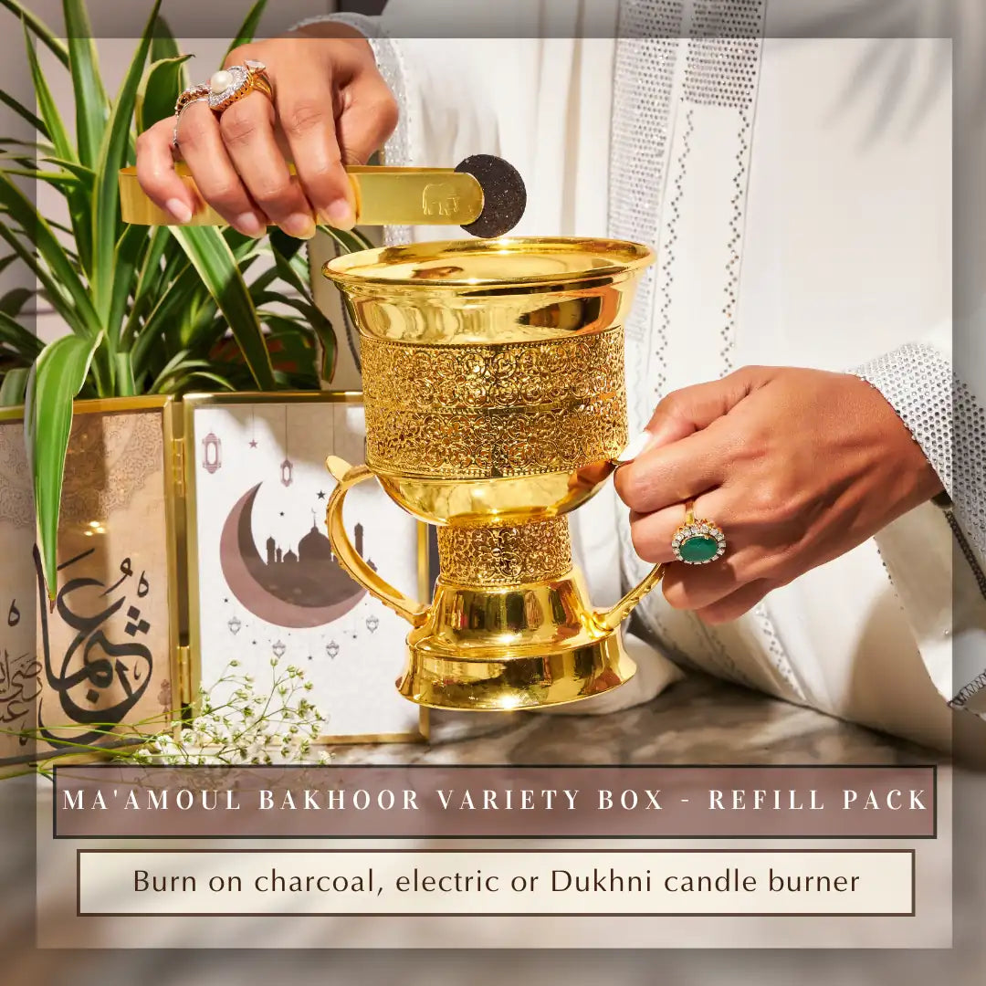 Burn Maamoul Bakhoor On Dukhni Smokeless Burner Or On Charcoal Electric Burner UK