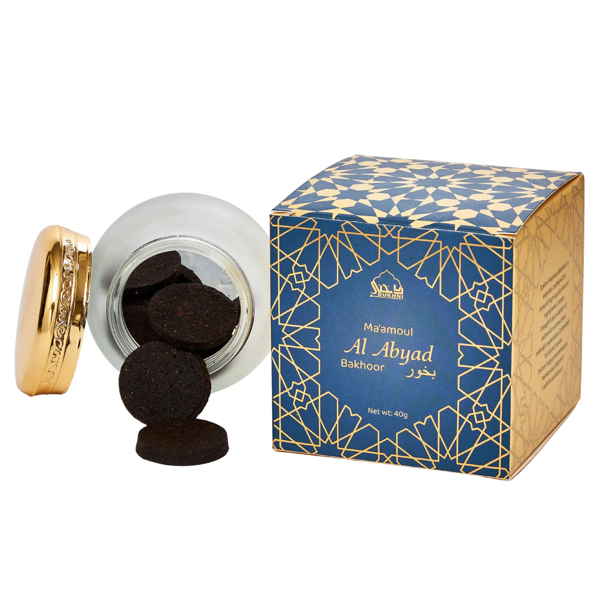 Ma'amoul Al Abyad Bakhoor | Premium White Oudh Incense Jar