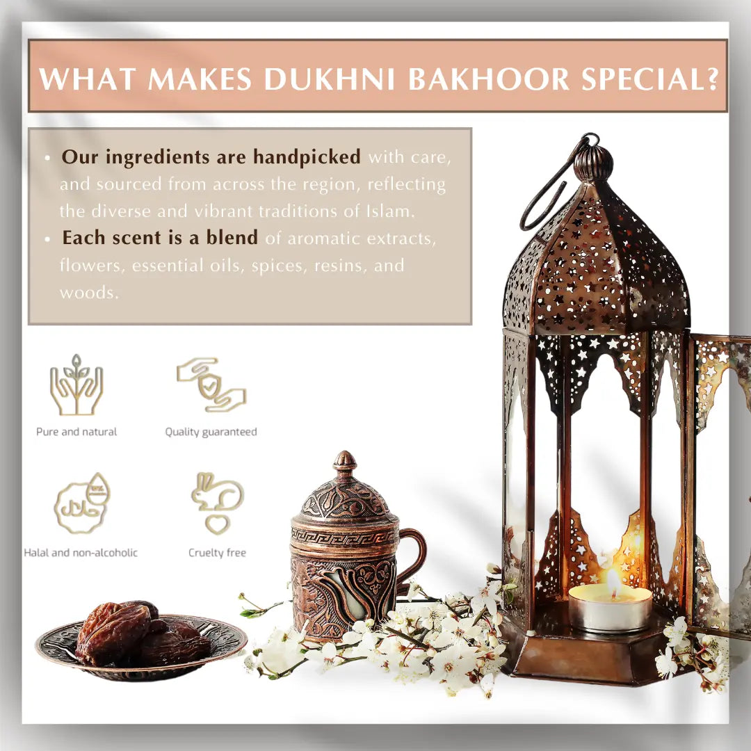 Dukhni Bakhoor Made Using Natural Ingredients Authentic Arabic Fragrance High Quality Islamic Gifts UK