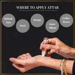 Dukhni Luxury Attar Set Apply On Wrist Neck Inner Elbow Collar Bone For Long Lasting Fragrance UK