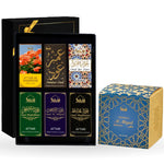 maamoul attar set of 6 attars with maamoul al abyad bakhoor