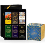 maamoul attar set of 6 attars with maamoul al abyad bakhoor