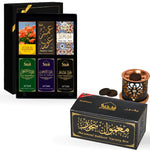 Dukhni Maamoul Bakhoor Variety Box With Smokeless Burner And Maamoul Attar Oil Set Combo Perfect For Gifting UK