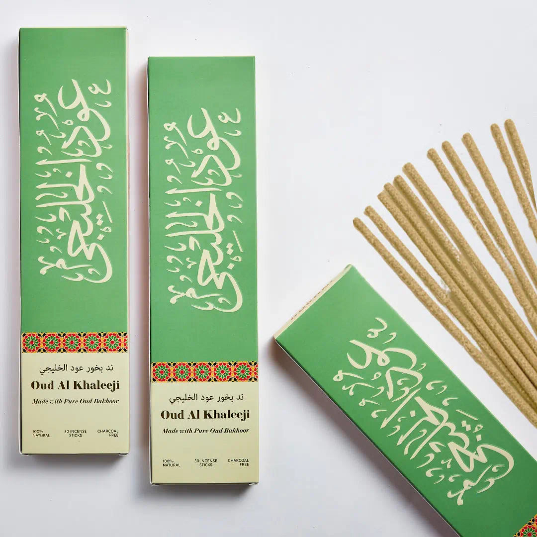 Oud Al Khaleeji Bakhoor Sticks Set| Arabic Pure Oudh Incense