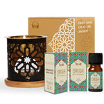 Dukhni Oud Al Qamar Diffuser Oil Arabic Oud Essential Oils With Dukhni Oil Burner For Home Office UK