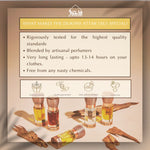 Dukhni Oud And White Musk Attar Combo Arabic Halal Pure Attars Blended By Artisanals Free From Chemicals UK