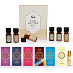 Dukhni Oud Diffuser Oil Gift Set For Home Office Yemeni Attar Oil Set Combo Eid Gift UK
