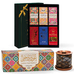 Dukhni Oud Bakhoor Variety Box With Burner And Premiere Attar Oil Set Combo Eid Gift UK