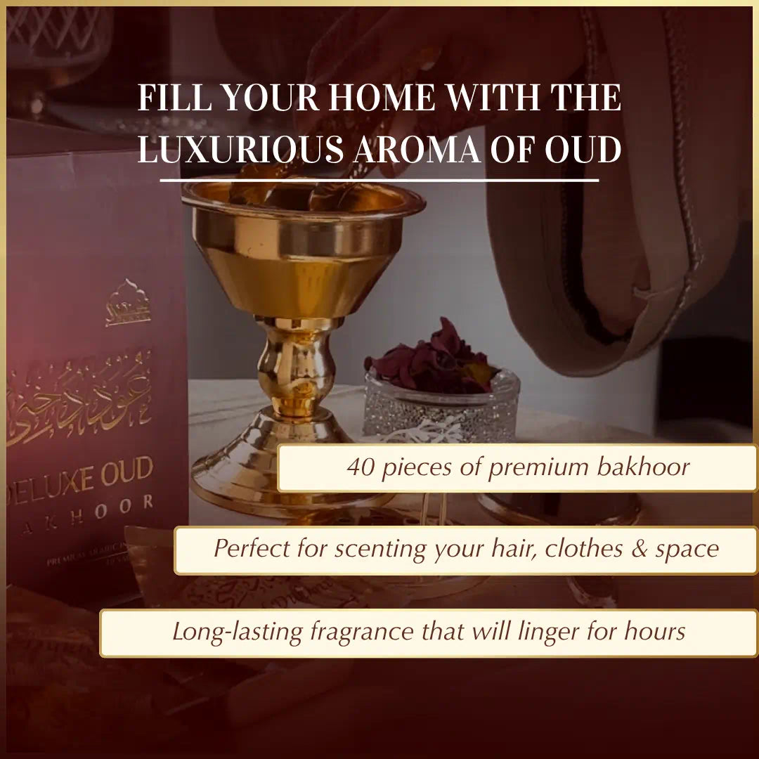 Oud Dukhni Deluxe Bakhoor | Pure Arabic Incense | Rich Oudh