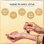 Dukhni Yemeni Attar Set 6 Arabic Attars Apply On Wrist Neck Inner Elbow Blended By Artisanals Free From Chemical UK