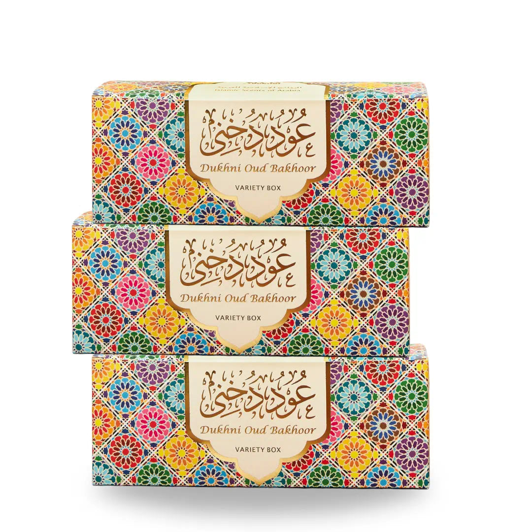 Dukhni Oud Bakhoor Variety Box Pack Of 3