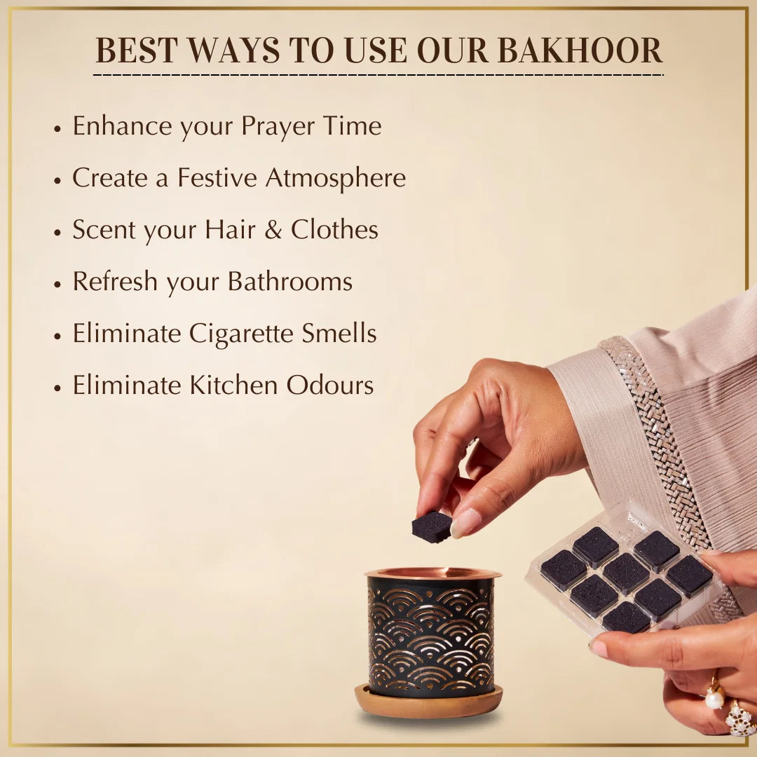 Enhance Prayer Time Eliminate Bad Odours Scent Your Clothes And Hair With Oud Bakhoor Variety Box And Burner UK