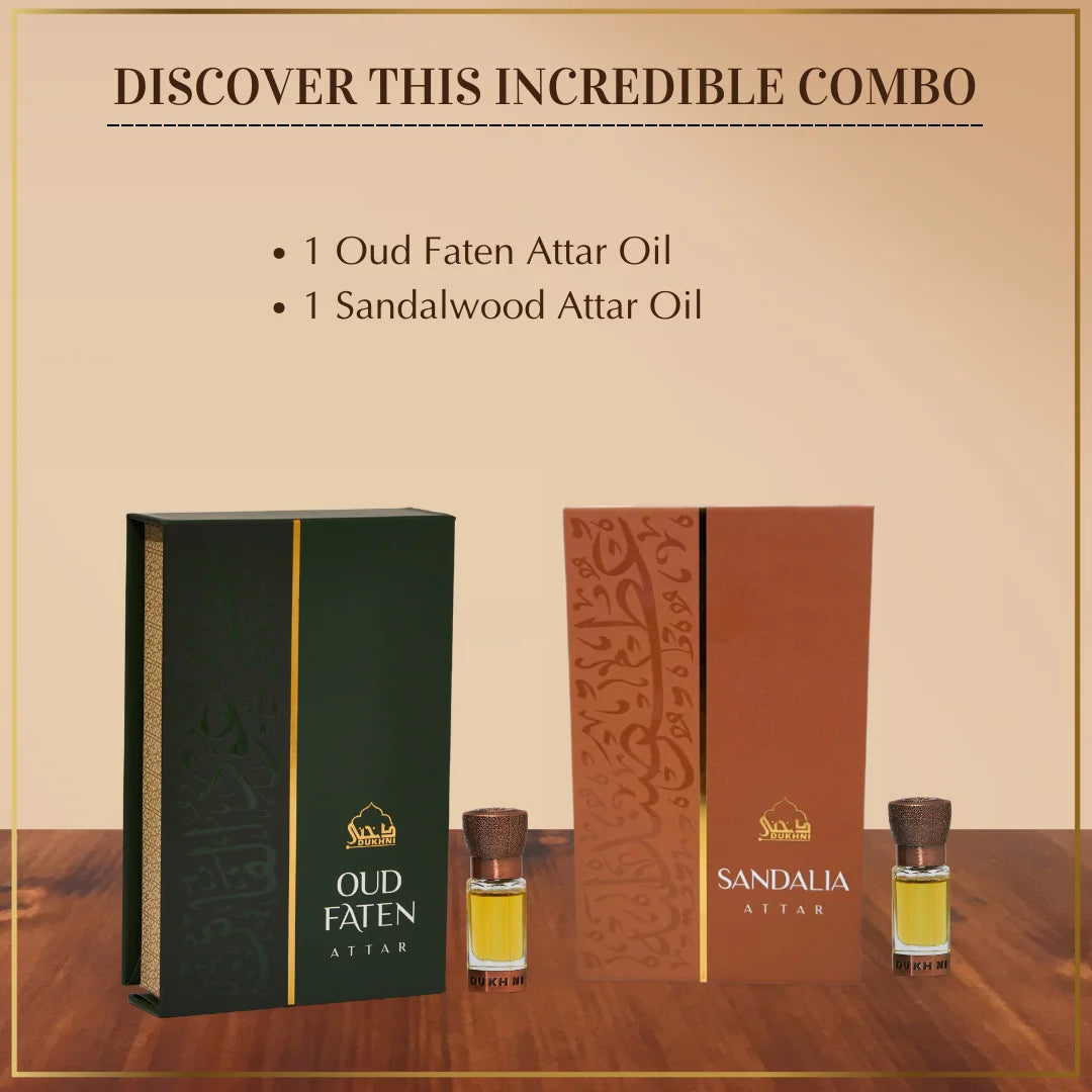 Get 6ml Oud Perfume Oil And 6ml Sandalwood Oil Perfume Oil In This Combo UK