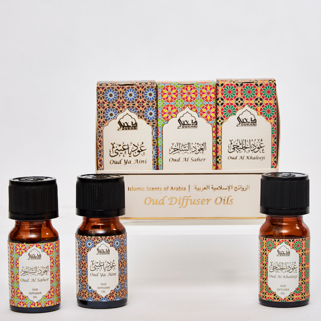 Arabian Oudh Diffuser Oil Set | 3x10ml