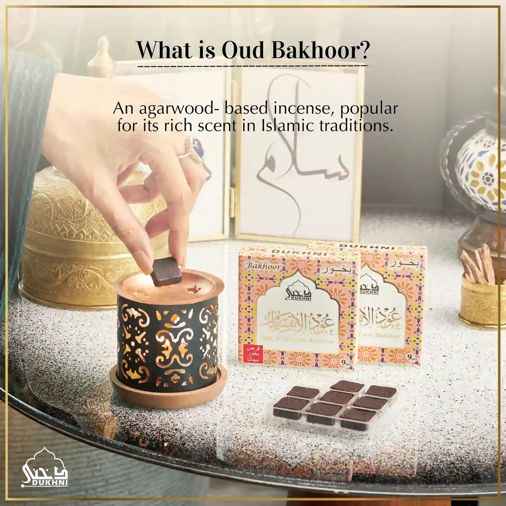 Easy to use bakhoor for home from Arabia