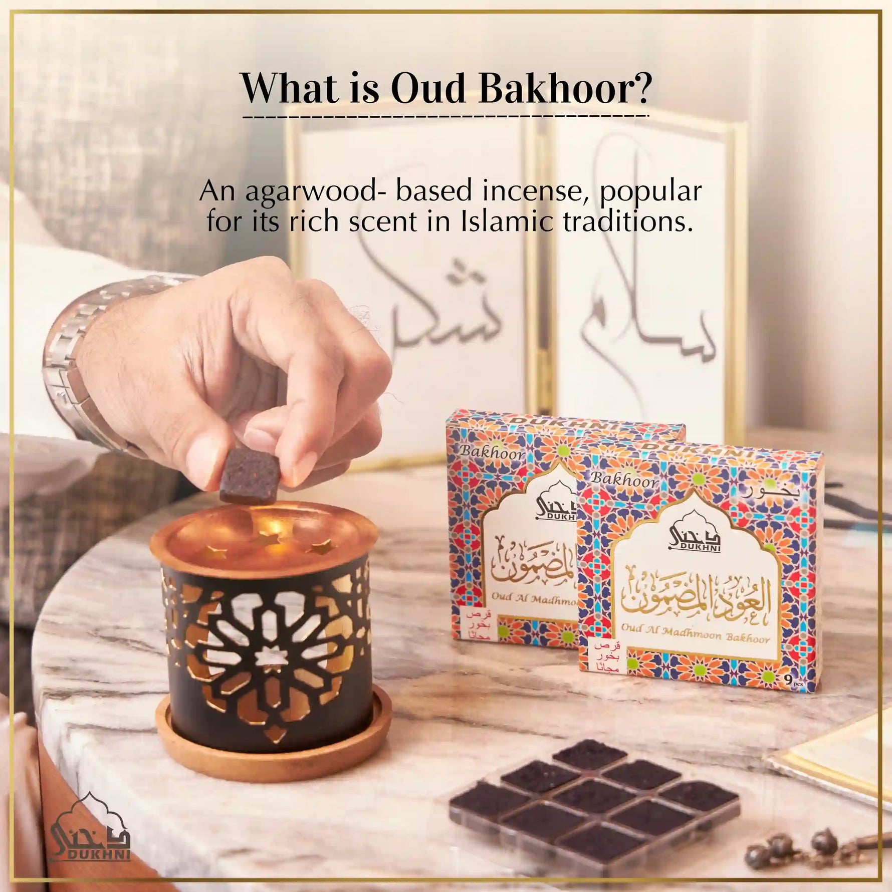 Easy to use bakhoor for home from Arabia