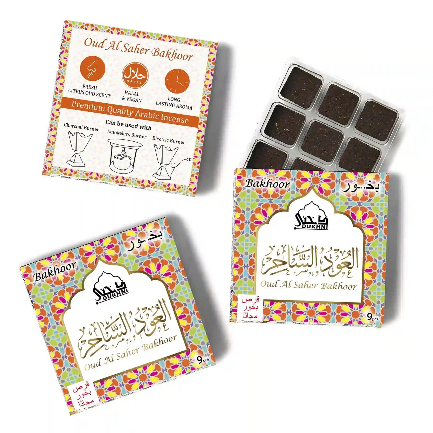 Bakhor 3 trays for home fragrance