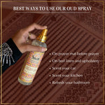Oud Spray Perfect For Every Space Use On Prayer Mat Living Room Bathroom Car Study Room Kitchen Upholstery UK