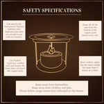 Safety Specifications While Using Dukhni Smokeless Burner Safe For Pets Kids UK