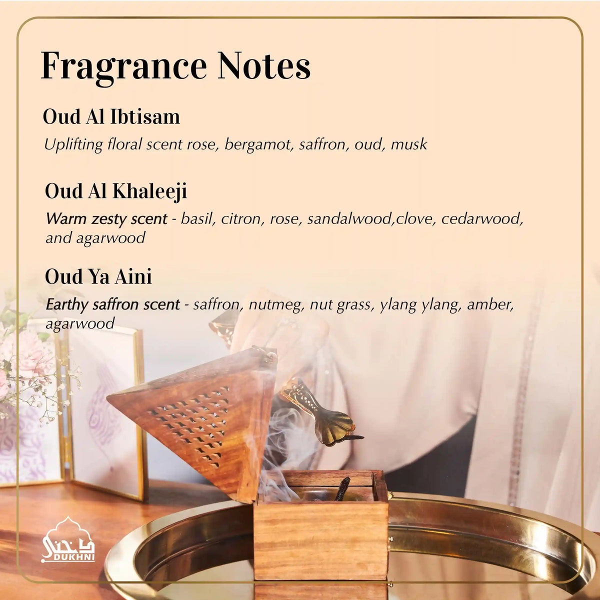 Premium ingredients clean bakhoor no alcohol