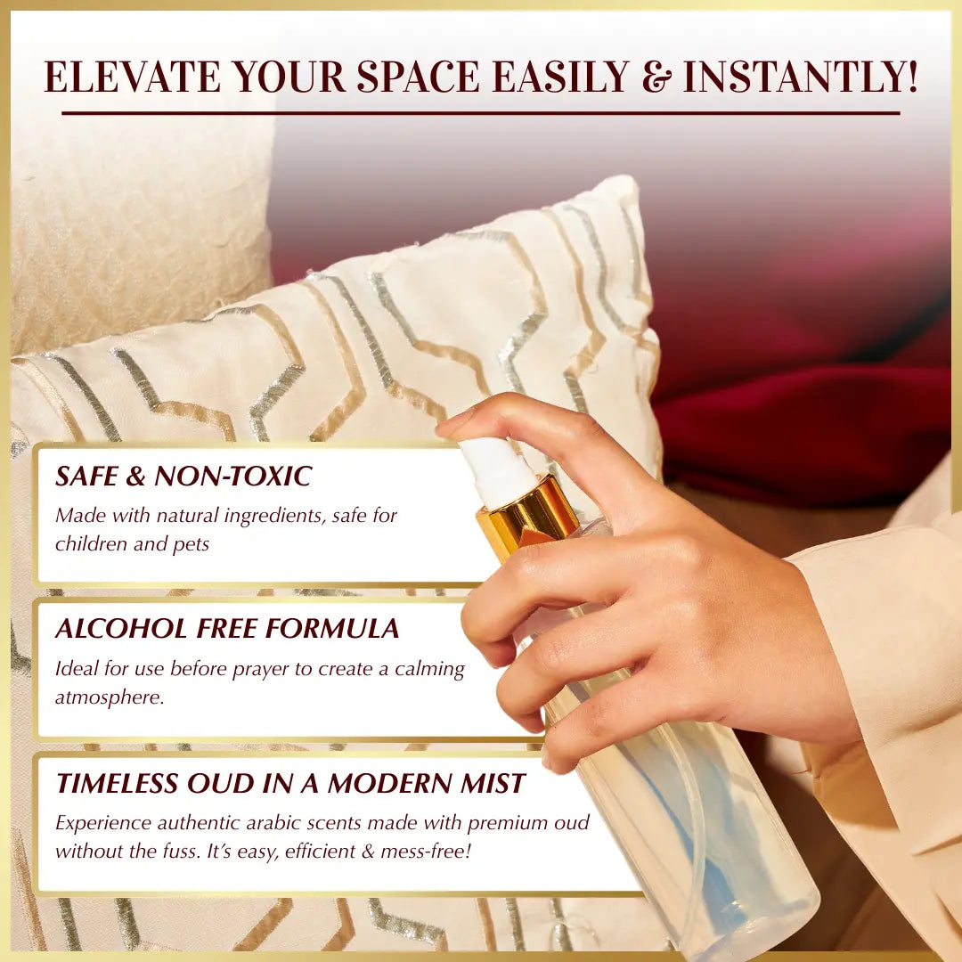 Sandalwood Room & Linen Spray | Oud home & car freshener