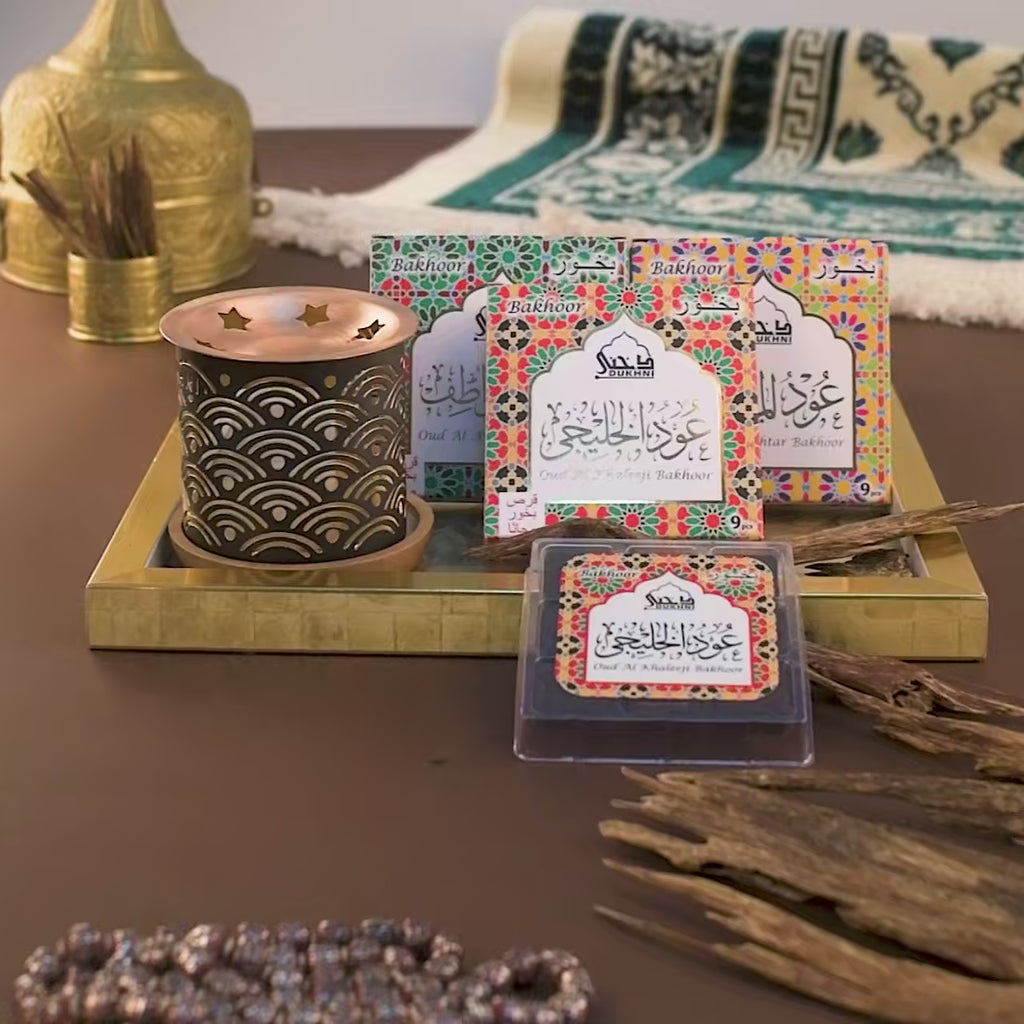 Dukhni Oud Al Khaleeji Awatef Mukhtar Bakhoor Arabic Incense