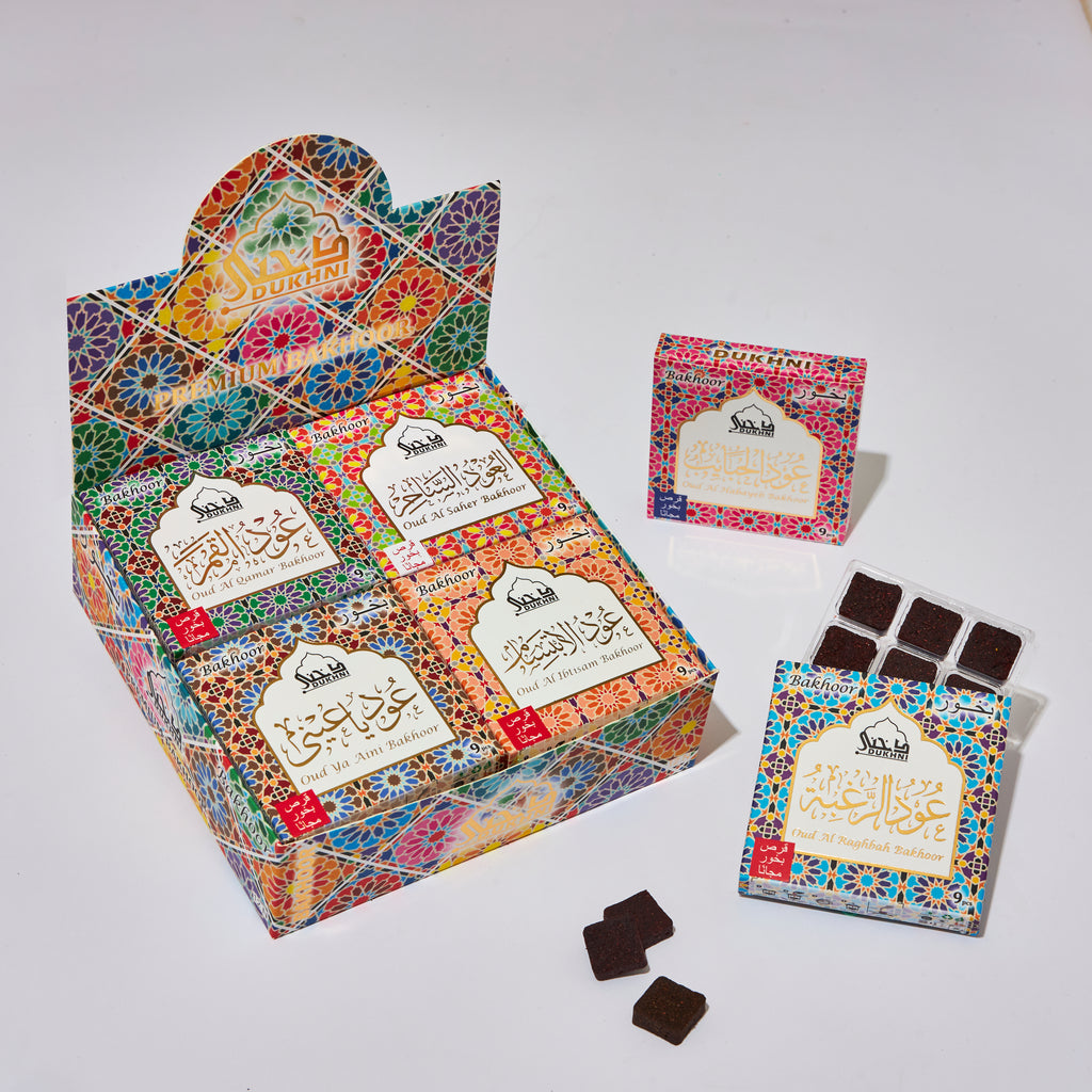 Dukhni Oud Bakhoor Collection Set Assorted Scents UK